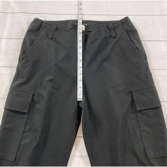 Theory Black Bootcut Cargo Trouser Pants Size 10 - Picture 5 of 13
